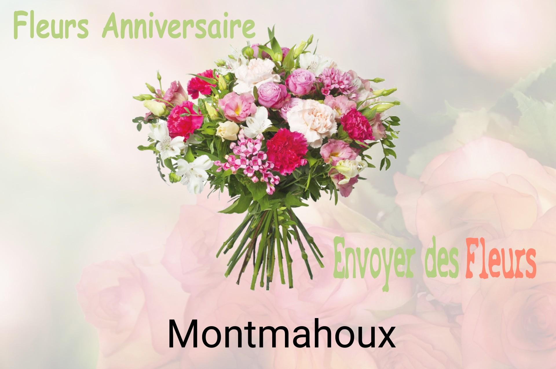Bouquet de fleurs d’anniversaire livré à Montmahoux